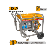 ელექტრო გენერატორი დიზელის ძრავზე INGCO GDE30001