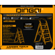 5 საფეხურიანი კიბე DINGQI HF 0105 (150 კგ)