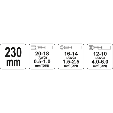 მავთულის მკვნეტარა YATO YT2300 (230 MM)