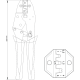 მავთულის მკვნეტარა YATO YT2300 (230 MM)