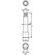 Yato yt-1342-გადამყ.ძელი 3/4 x 400 მმ 3/4