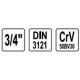 Yato yt-1342-გადამყ.ძელი 3/4 x 400 მმ 3/4