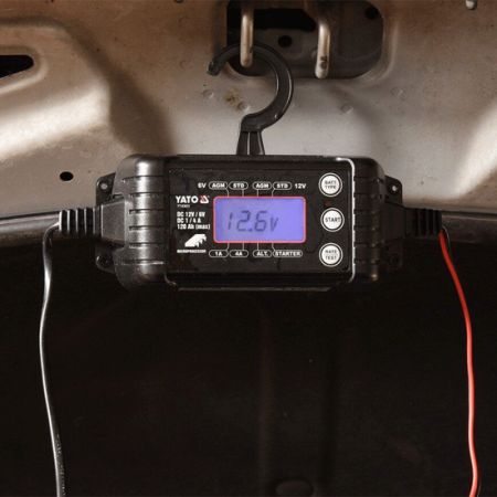 აკუმულატორის დამტენი YATO YT83033 (6V / 12V)