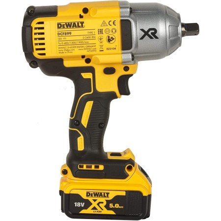 DEWALT 18V 13მმ XR Li ion უსადენო მაღალი ბრუნვის დარტყმის-DCF899P2-QW