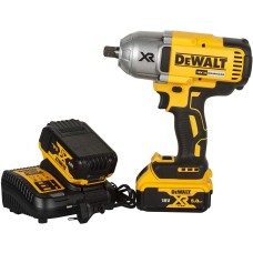 DEWALT DCF899P2-QW 18V,13მმ XR Li-ion უსადენო მაღალი ბრუნვის დარტყმის და 2x5.0Ah ბატარეებით მოყვება