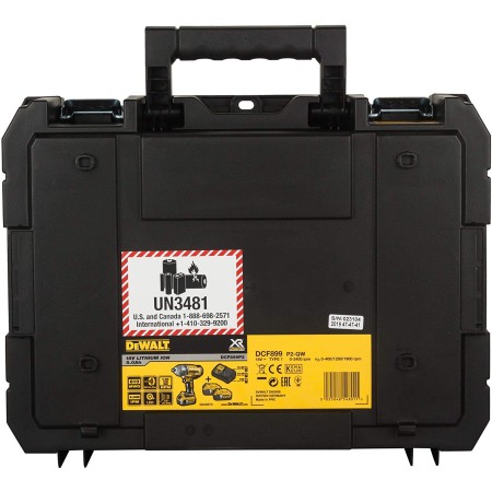 DEWALT 18V 13მმ XR Li ion უსადენო მაღალი ბრუნვის დარტყმის-DCF899P2-QW