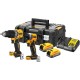 DEWALT 18 V ბატარეის კომბინირებული პაკეტი 1 DCD805 Impact Driver-DCK2050E2T-QW