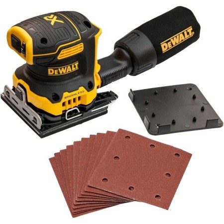 DEWALT 18V XR ნახშირების გარეშე 1/4 სახეხი ხელსაწყო-DCW200N-XJ