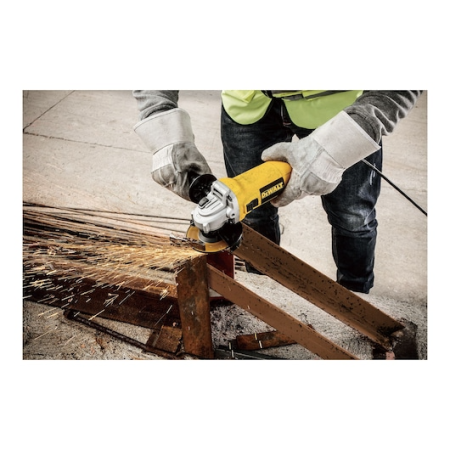DEWALT ელექტრო კუთხსახეხი ბარგალკა დისკი 125მმ სიმძლავრე 950 ვტ-DWE4117-QS
