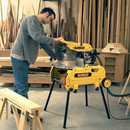 DEWALT მაგიდის საჭრელი ხერხი და მიტრიანი ხერხი 2000W-D27107-QS
