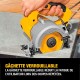 DEWALT 1300W 110მმ კრამიტის საჭრელი ალმასის დანა 110 მმ-DWC410-QS