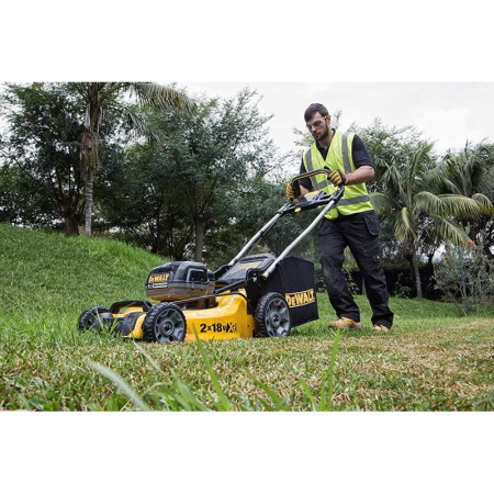 DEWALT აკუმულატორული გაზონის საკრეჭი 18/36 V 55 L-DCMW564P2-QW