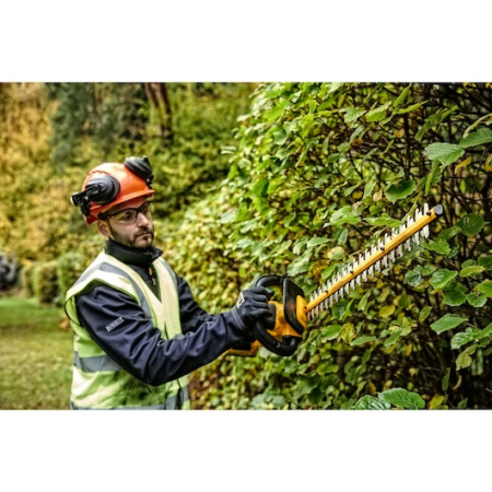 DEWALT ბუჩქების საკრეჭი მანქანა აკუმლატორზე 18V ერთი 5.0AG აკუმლატორით და-DCMPH566P1-QW