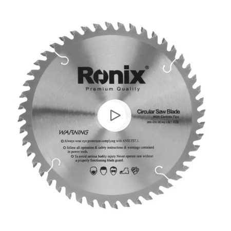 ცირკულარული ხერხის დისკი ATB 48T Ronix RH-5105, 200მმ