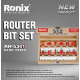 ფრეზის პირების ნაკრები Ronix RH-5341, 12ც.