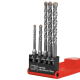 პერფორატორის ბურღების ნაკრები Ronix RH-5586, SDS-PLUS 5ც