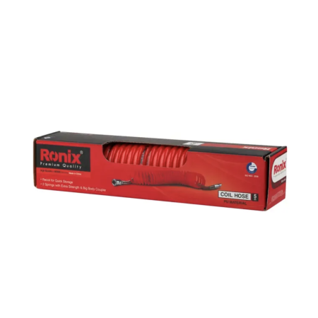 მაღალი წნევის დახვეული შლანგი Ronix RH-6110, 10m