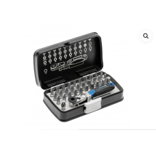 ხრუტუნა თავაკების ნაკრებით 33 ცალი screwdriver bits set HT1R460