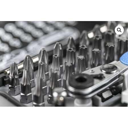 ხრუტუნა თავაკების ნაკრებით 33 ცალი screwdriver bits set HT1R460