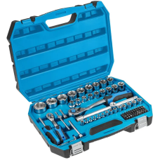 89 ცალიანი ხელის ინსტრუმენტების ნაკრები HOGERT HT1R416 (1/2", 1/4")