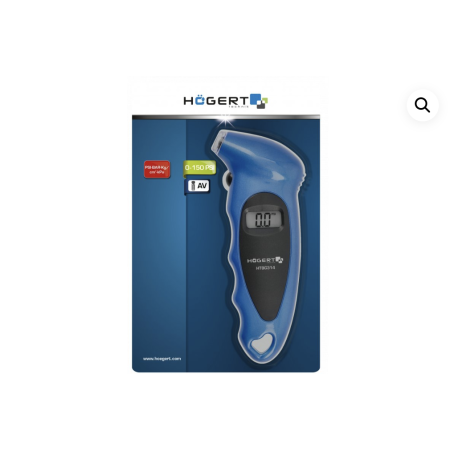 საბურავის წნევის საზომი (ციფრული) HOGERT HT8G314 (240 MM)