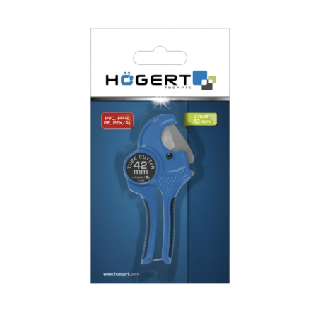 პლასტმასის მილების საჭრელი HOGERT HT1P606 (42 MM)