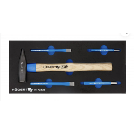 ჩაქუჩი მექანიკოსის ხის ტარით 500 გრ Machinist hammer with wooden handle, 500 g HÖGERT HT3B005