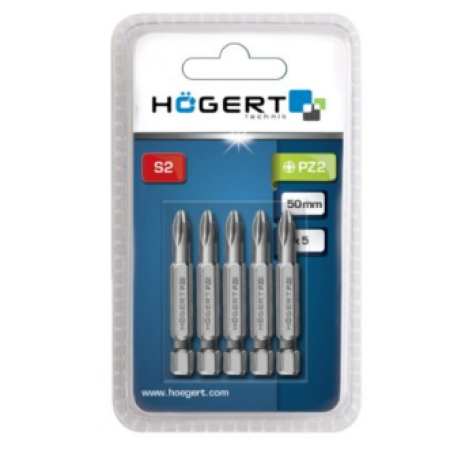 თავაკი სახრახნისის 5 ცალი 50 mm, Hoegert HT1S322