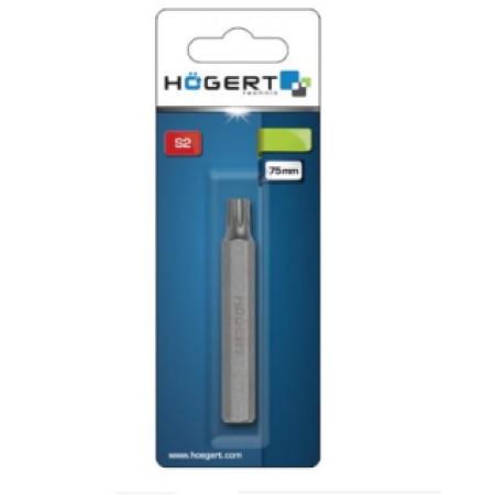 თავაკი სახრახნისის Screwdriver bit T40 x 75 mm HT1S850 HÖGERT