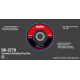 ცირკონის სახეხი დისკი ზუმფარა Ronix RH-3770, 115მმ P40