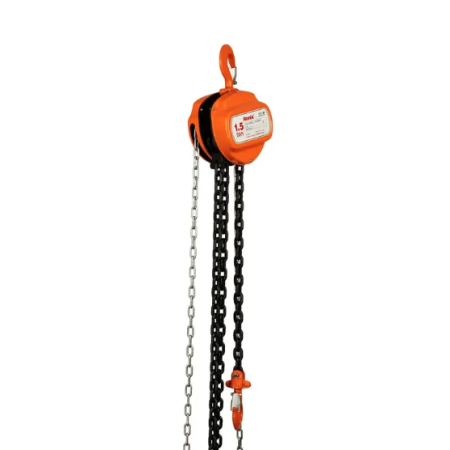 ხელის ჯაჭვური ამწე (ტალი) RONIX RH-4103, 1.5 ტონა