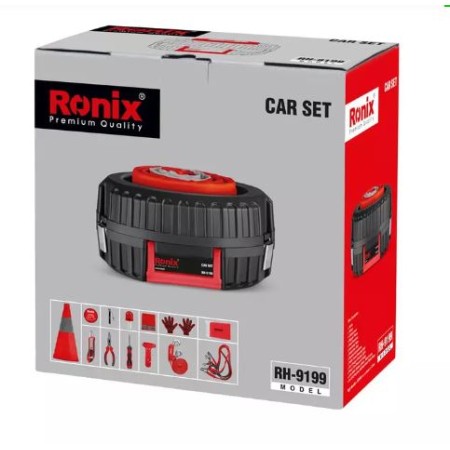 მანქანის SOS ნაკრები 14 კომპონენტით Ronix RH-9199