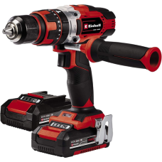 EINHELL ხრახნდამჭერი LI-ION დარტყმითი 18ვ, 2სიჩქარე TE-CD 18/48 Li-i (2x2,0Ah)