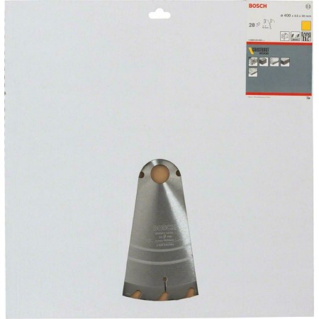 BOSCH 2608640693 წრიული ხერხის დანა Construct Wood, 400 x 30 x 3.5 მმ, 28T