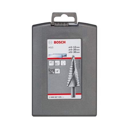 Bosch 2608587426 4/12/4/20/6/30 მმ 9-საფეხურიანი HSS საბურღი ბიტების ნაკრები
