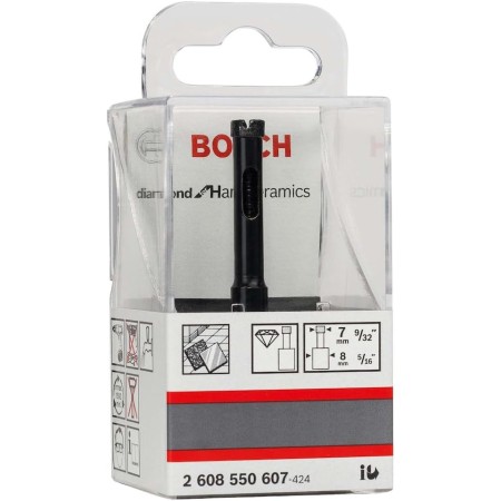 Bosch 2608550608 8 მმ დიამეტრის ბრილიანტის საბურღი ზომა დასახელება: 8 მმ x 35 მმ