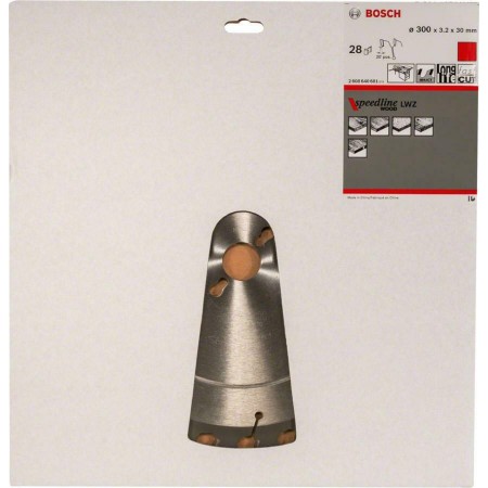 BOSCH 2608640681 წრიული ხერხის დანა Speedline Wood, 300 x 30 x 3.2 მმ, 28T