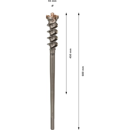 საბურღი პირი SDS-max-9 Break Through, BOSCH 1618596457