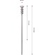 Bosch 1618596462 SDS-Max-9 ჩაქუჩით საბურღი, 80 მმ x 850 მმ x 1000 მმ
