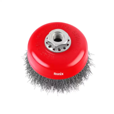 ჯამისებრი მავთულის ჯაგრისი RONIX RH-9941, 100 მმ