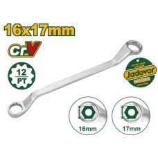 JADEVER  ქანჩის გასაღები ორმხრივი მრგვალი ბოლოებით 16x17 მმ JDSA3106