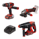 EINHELL სახელოსნო კომბო სეტი TE-TK 18/3 Li +2 (CD+AG+HD)