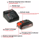 EINHELL ელემენტი+დამტენი 18V 4AHM 18V 4,0Ah PXC Starter Kit