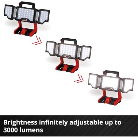 EINHELL ინდუსტრიული სანათი 3000 ლ, (ელემენტის გარეშე) TP-CL 18/3000 Li – Solo