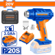 აკუმულატორული ტექნიკური ფენი WADFOW WKH1B01 (20 V)