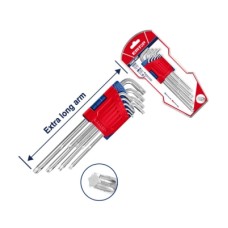 EMTOP ვარსკვლავა სახრახნისების ნაკრები გრძელი სახელურით 9ც EHKY3092