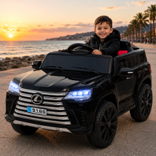 საბავშვო ელექტრო მანქანა Lexus 9166-B (4 ძრავა, 12V)
