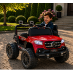 საბავშვო ელექტრო მანქანა Mercedes-Benz D-615R (2 ძრავა, 12V)