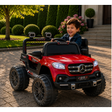 საბავშვო ელექტრო მანქანა Mercedes-Benz D-615R (2 ძრავა, 12V)