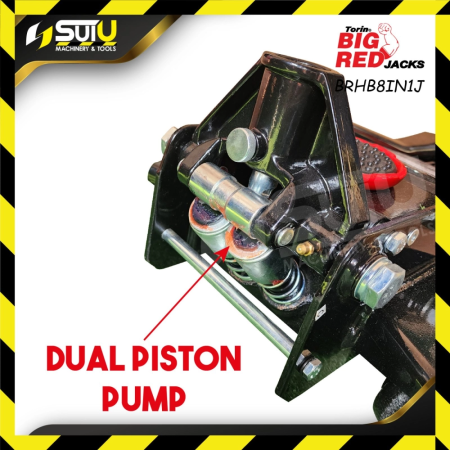 BIGRED BRHB8IN1J / TZ830027H 2+3TON ორმაგი დგუშის რეგულირებადი დანკრატი